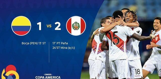 秘鲁vs哥伦比亚比赛结果