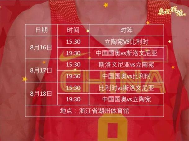 中国男篮赛程的相关图片